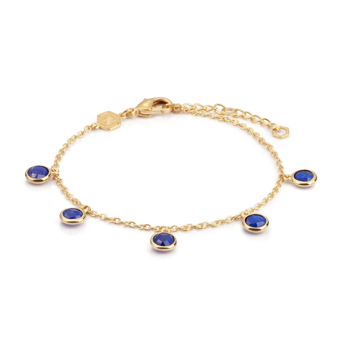 Bracelet Gemia en pierres Lapis-lazuli