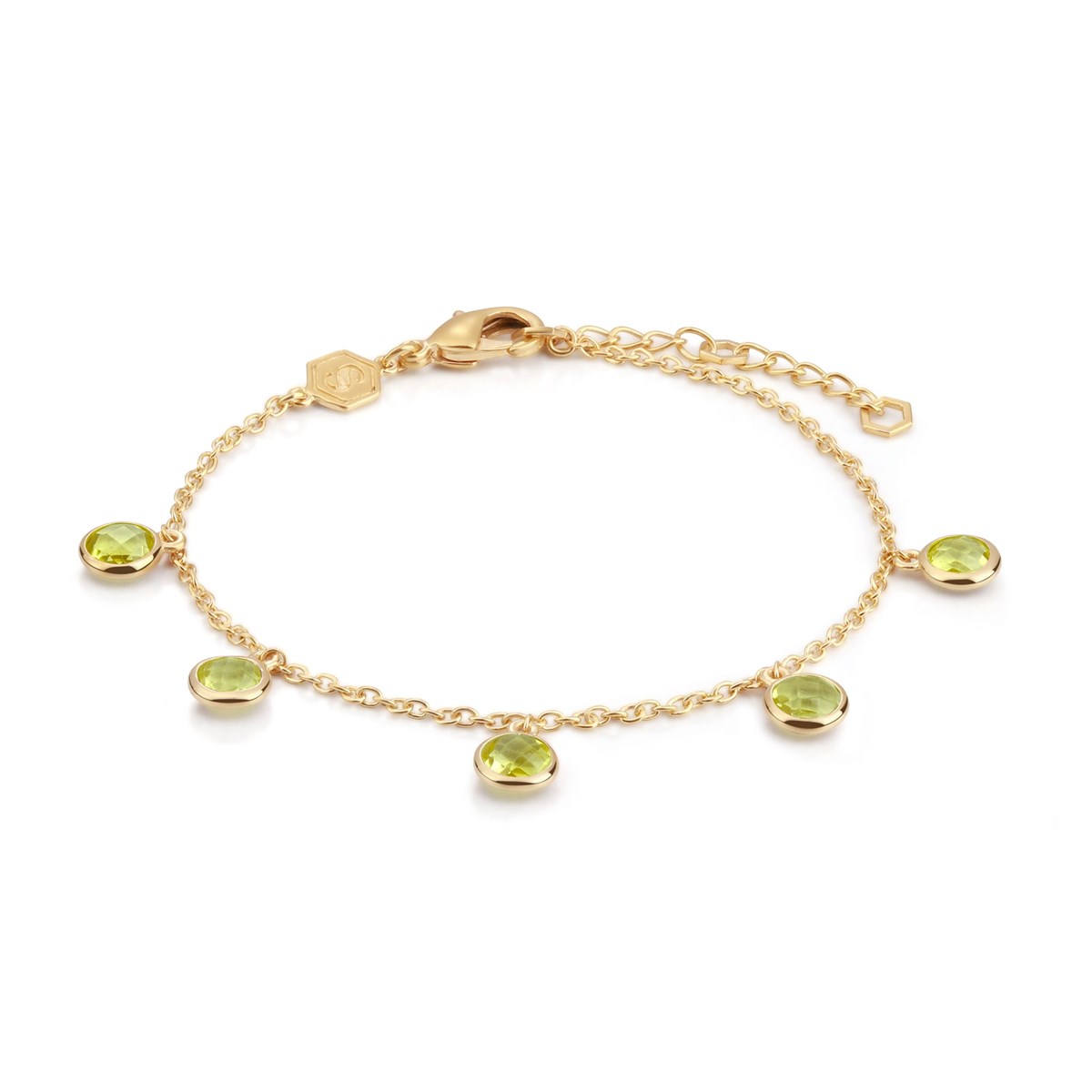 Bracelet Gemia en pierres Péridot