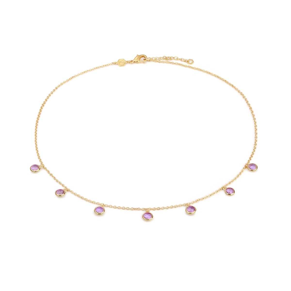 Collier Gemia en pierres Améthyste