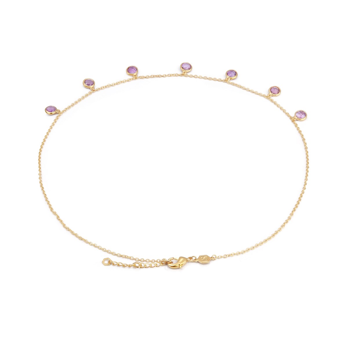Collier Gemia en pierres Améthyste - vue 2