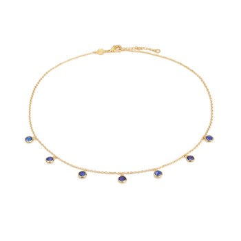 Collier Gemia en pierres Lapis-lazuli