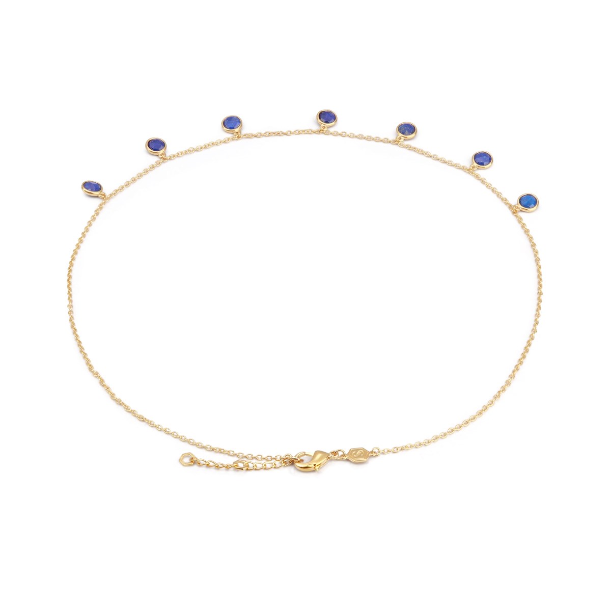 Collier Gemia en pierres Lapis-lazuli - vue 5