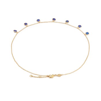 Collier Gemia en pierres Lapis-lazuli