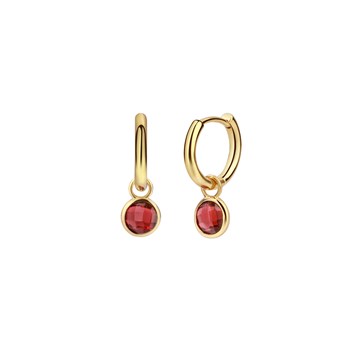 Boucles d'oreilles Gemia en pierres Grenat