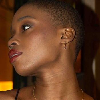 Boucles d'oreilles Gemia en pierres Grenat