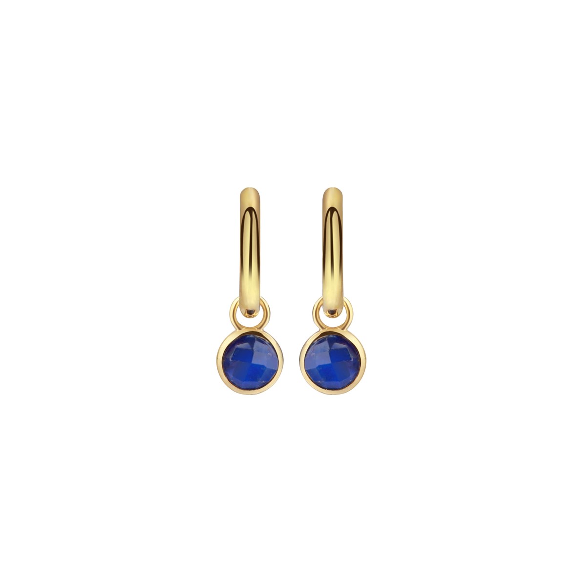 Boucles d'oreilles Gemia en pierres Lapis-lazuli - vue 2