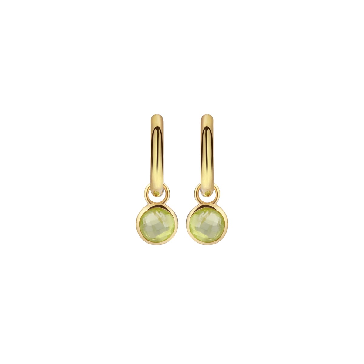 Boucles d'oreilles Gemia en pierres Péridot - vue 2