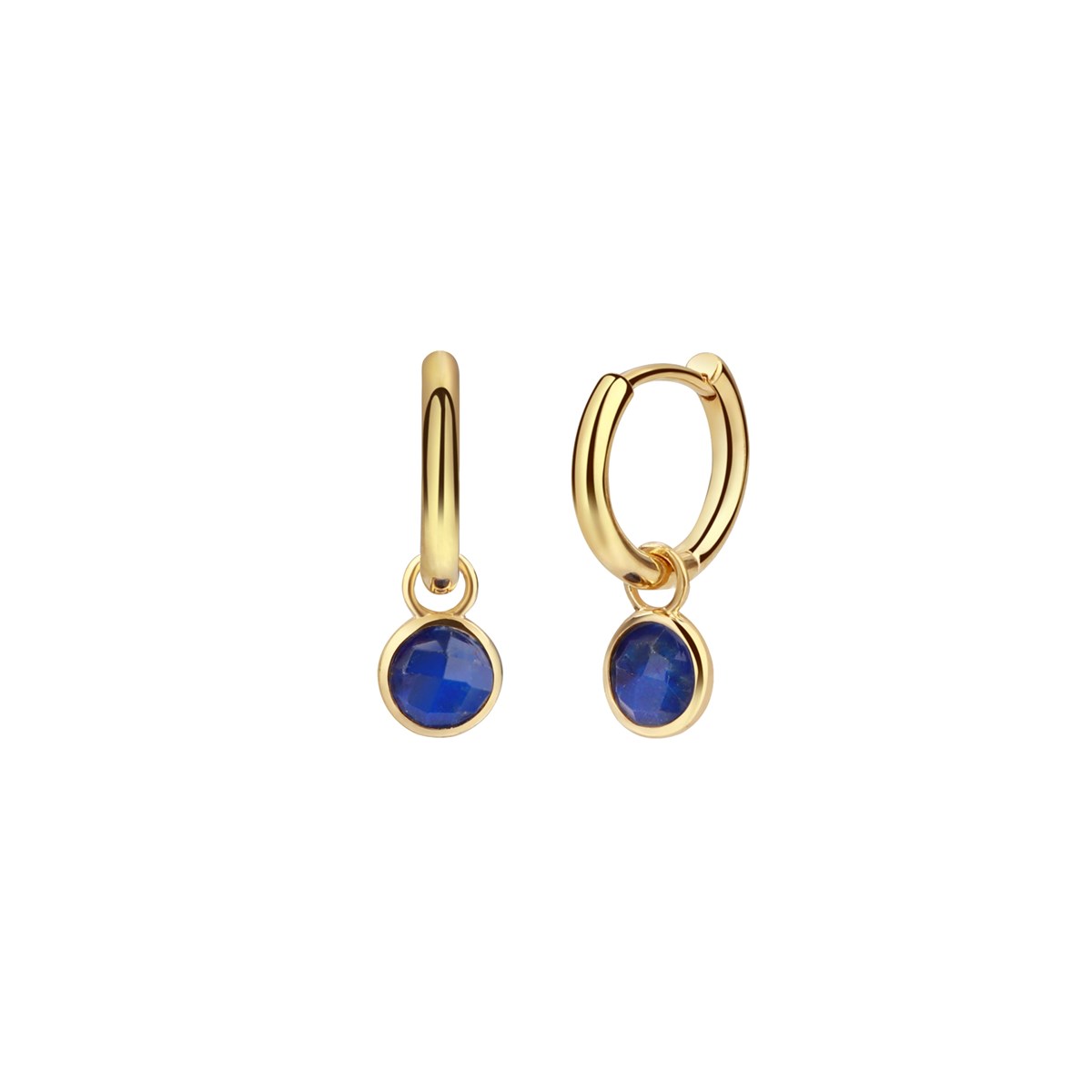 Collier, bracelet et boucles d'oreilles Gemia en pierres Lapis-lazuli - vue 5