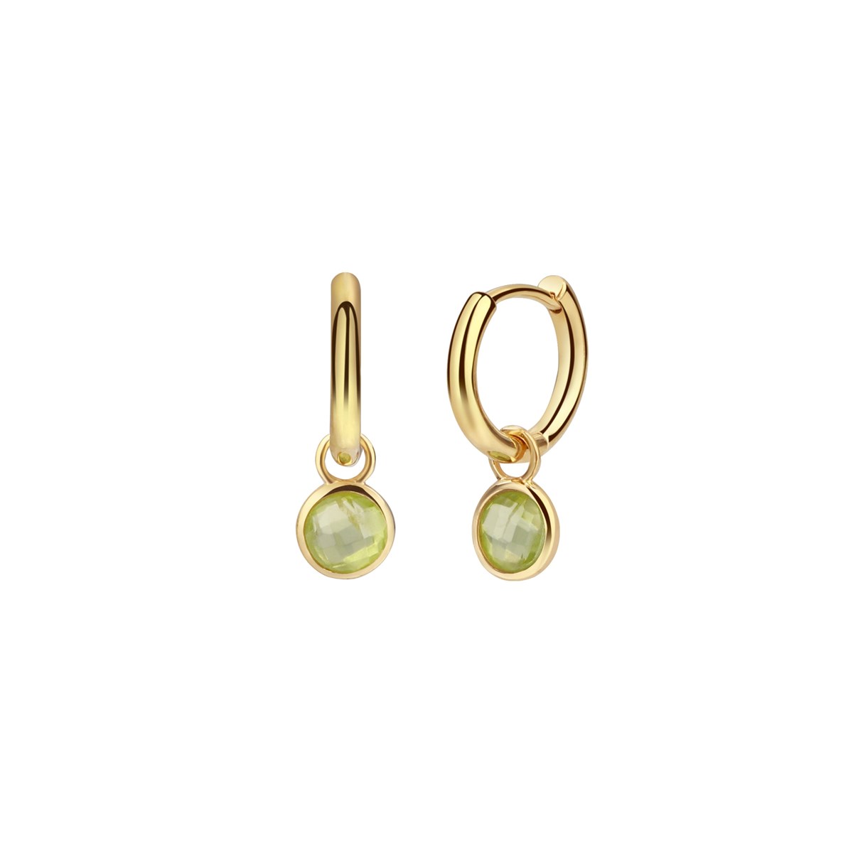 Collier, bracelet et boucles d'oreilles Gemia en pierres Péridot - vue 5