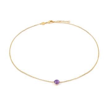 Collier Aurora en pierre Améthyste