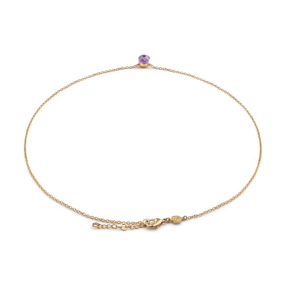 Collier Aurora en pierre Améthyste - vue 2