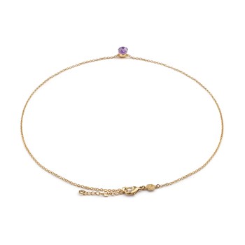 Collier Aurora en pierre Améthyste