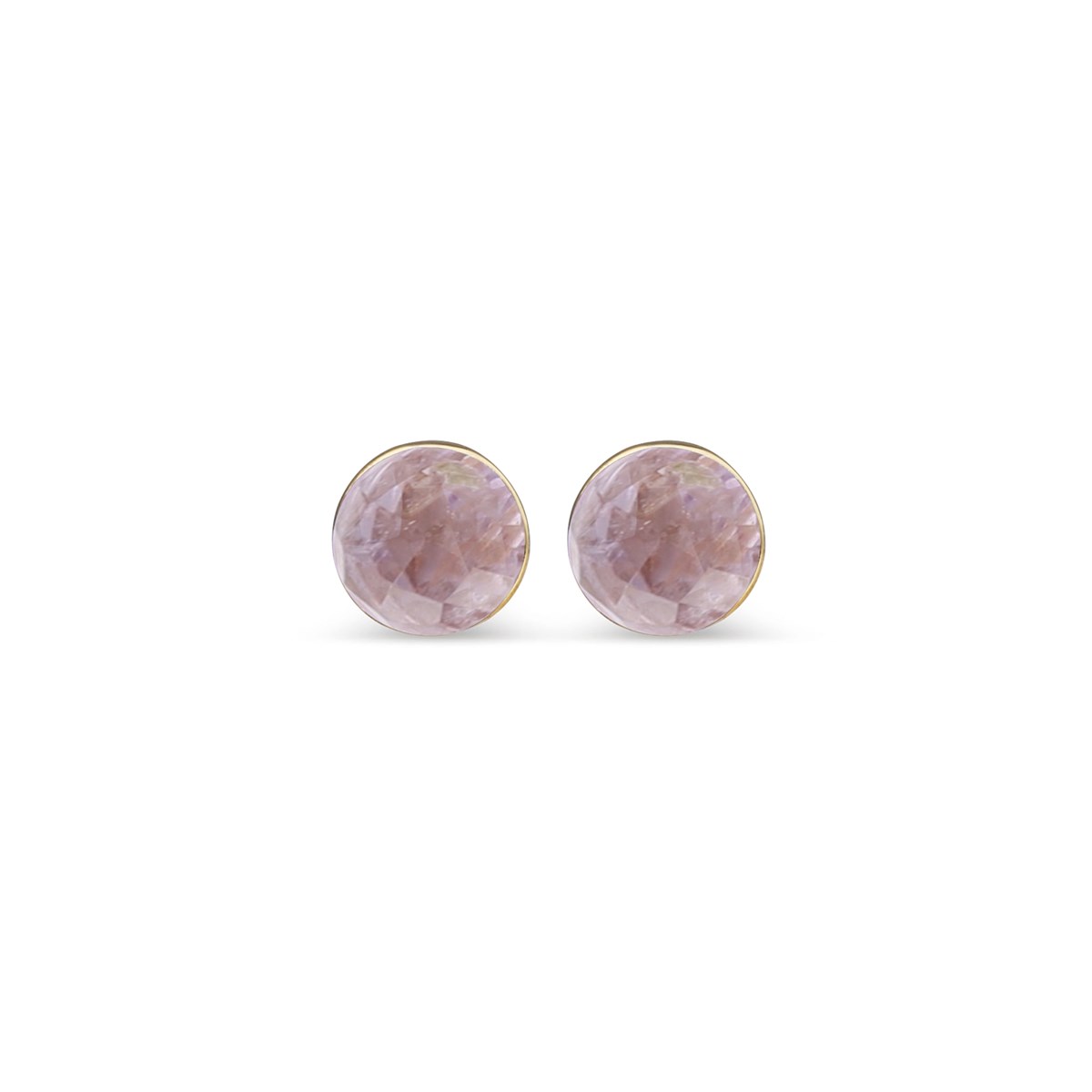 Boucles d'oreilles Aurora en pierres Améthyste - vue 2