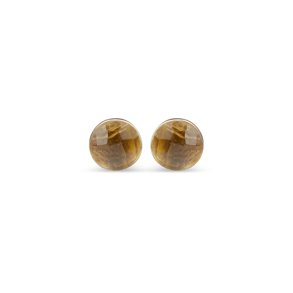 Boucles d'oreilles Aurora en pierres Citrine - vue 2