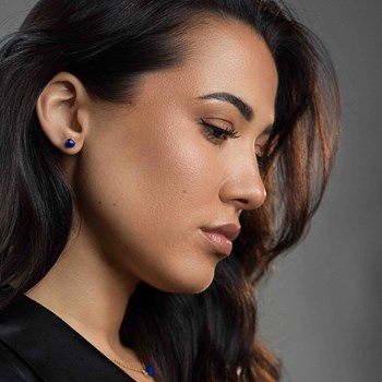 Boucles d'oreilles Aurora en pierres Lapis-lazuli