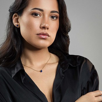 Boucles d'oreilles Aurora en pierres Lapis-lazuli