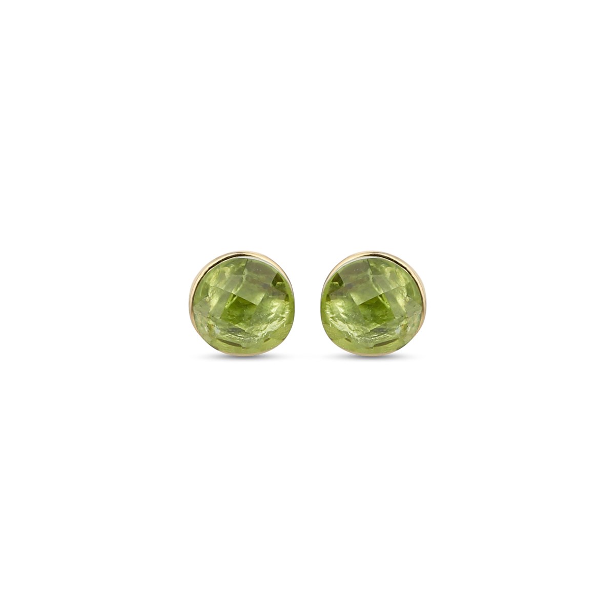 Boucles d'oreilles Aurora en pierres Péridot - vue 2