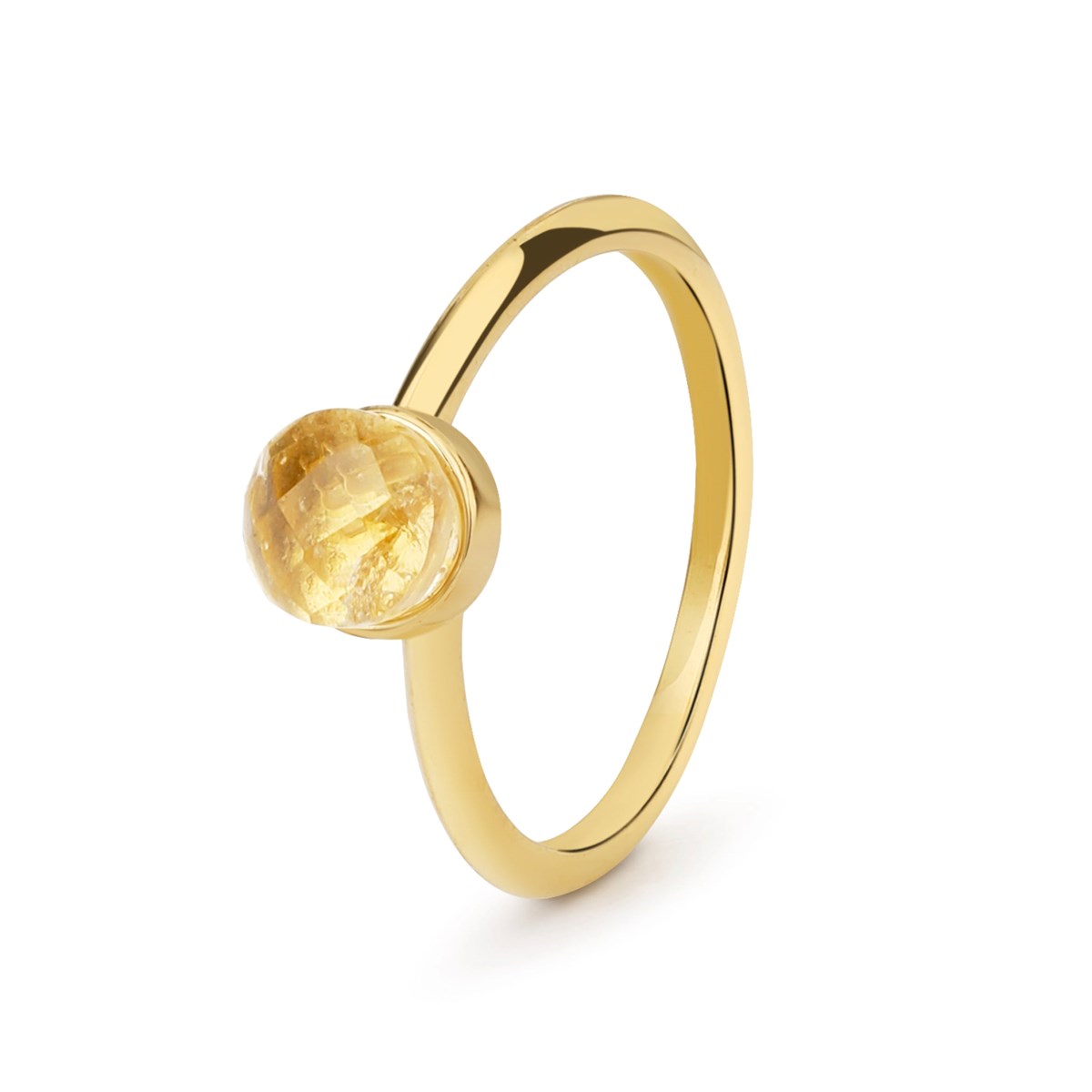 Bague Aurora en pierre Citrine