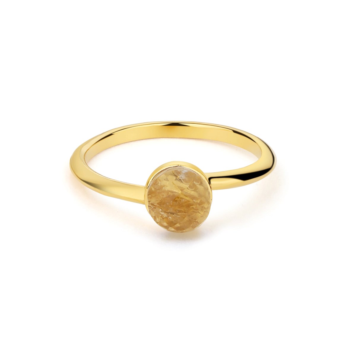 Bague Aurora en pierre Citrine - vue 2
