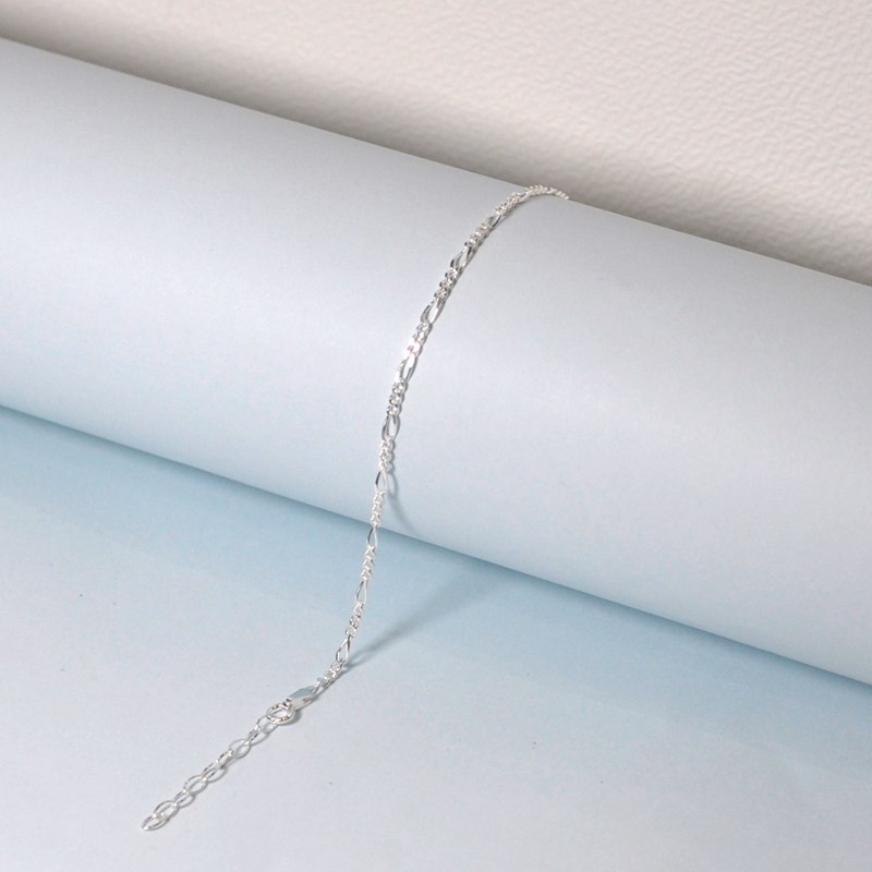 Bracelet en Argent 925 Maille Figaro 1,7mm - vue 3