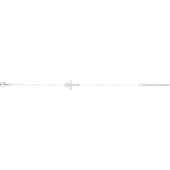 Bracelet en Argent avec oxyde de zirconium blanc
