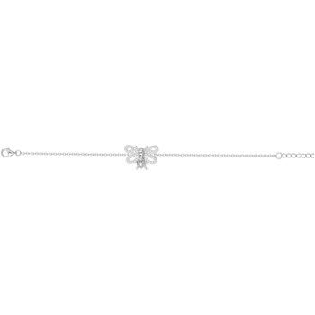 Bracelet en Argent avec oxyde de zirconium blanc