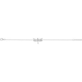 Bracelet en Argent avec oxyde de zirconium blanc
