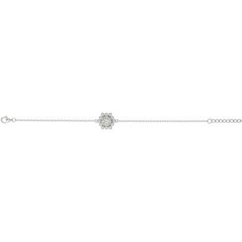 Bracelet en Argent avec oxyde de zirconium blanc