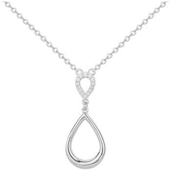 Collier en Argent avec oxyde de zirconium blanc