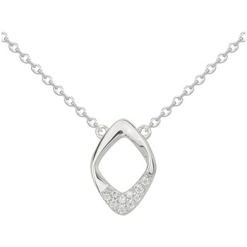 Collier en Argent avec oxyde de zirconium blanc