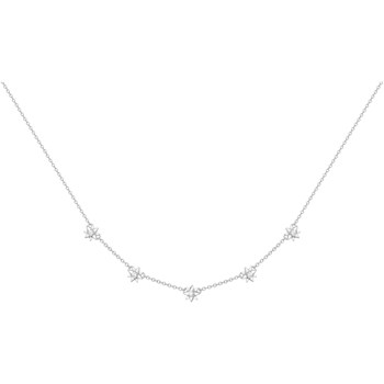 Collier en Argent avec oxyde de zirconium blanc