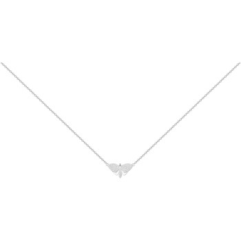 Collier en Argent avec oxyde de zirconium blanc