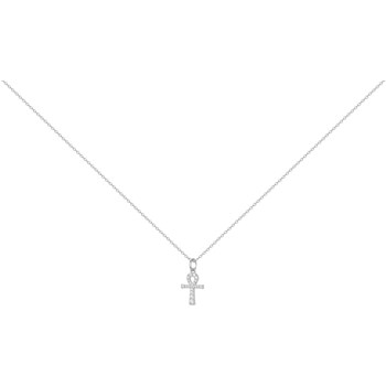 Collier en Argent avec oxyde de zirconium blanc