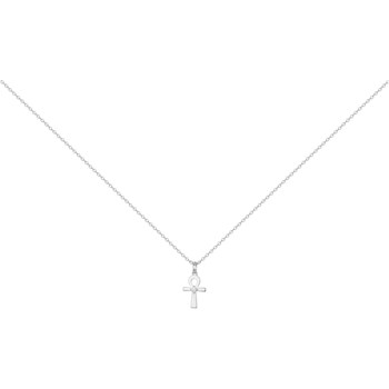 Collier en Argent avec oxyde de zirconium blanc