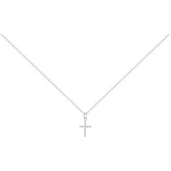 Collier en Argent avec oxyde de zirconium blanc