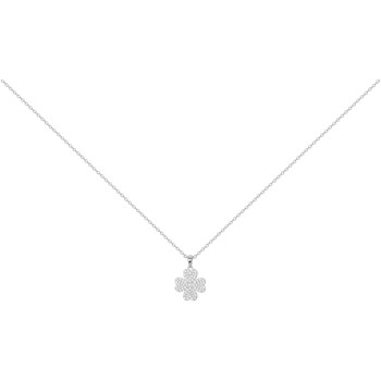 Collier en Argent avec oxyde de zirconium blanc