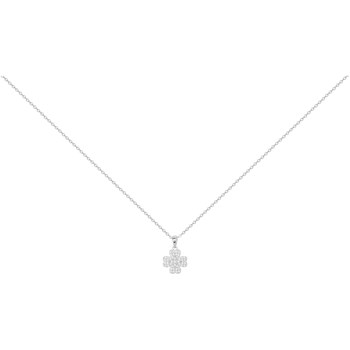 Collier en Argent avec oxyde de zirconium blanc