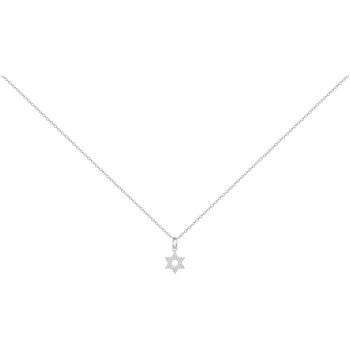 Collier en Argent avec oxyde de zirconium blanc