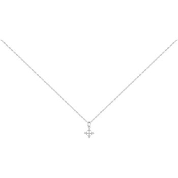 Collier en Argent avec oxyde de zirconium blanc