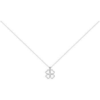 Collier en Argent avec oxyde de zirconium blanc