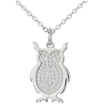 Collier en Argent avec oxyde de zirconium blanc