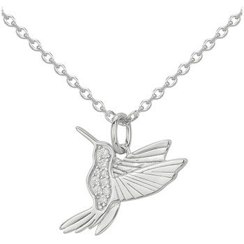 Collier en Argent avec oxyde de zirconium blanc