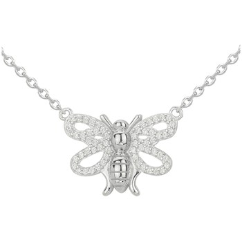 Collier en Argent avec oxyde de zirconium blanc