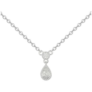 Collier en Argent avec oxyde de zirconium blanc