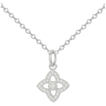 Collier en Argent avec oxyde de zirconium blanc