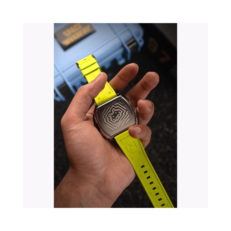 MAGELLAN CHRONOGRAPH SPACE INVADERS LIMITED EDITION - Montre homme - Mouvement japonais quartz chronograph - Bracelet vert - vue 5