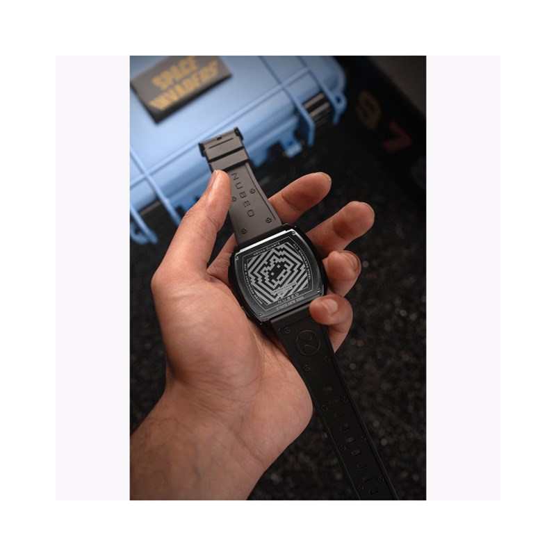 MAGELLAN CHRONOGRAPH SPACE INVADERS LIMITED EDITION - Montre homme - Mouvement japonais quartz chronograph - Bracelet noir - vue 5