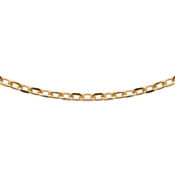 Chaine Brillaxis plaqué or maille forçat 2.6 mm