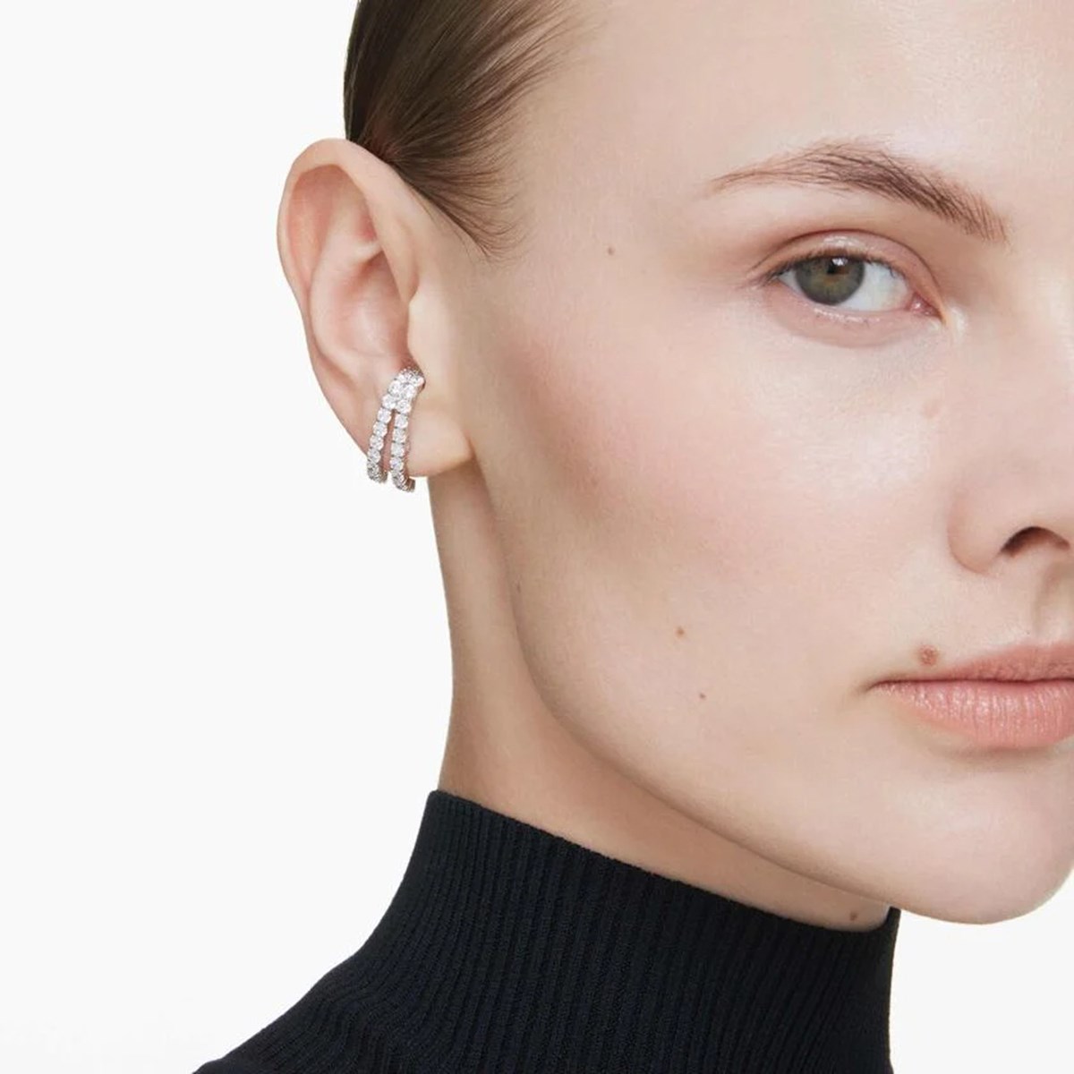 Boucles d'oreilles Swarovski Matrix Earcuff - vue 2
