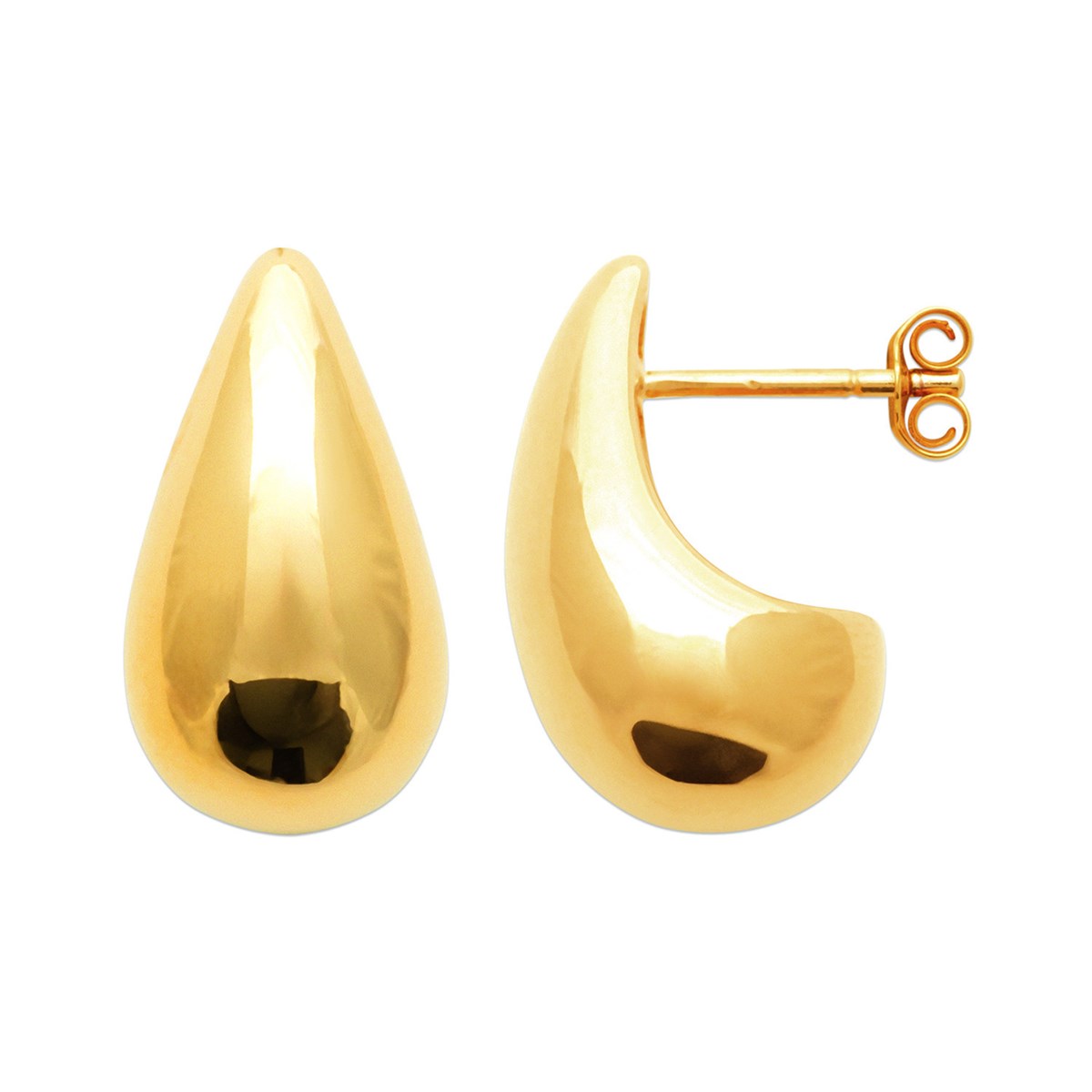 Boucles d'oreilles Brillaxis 1/2 créoles - vue 3